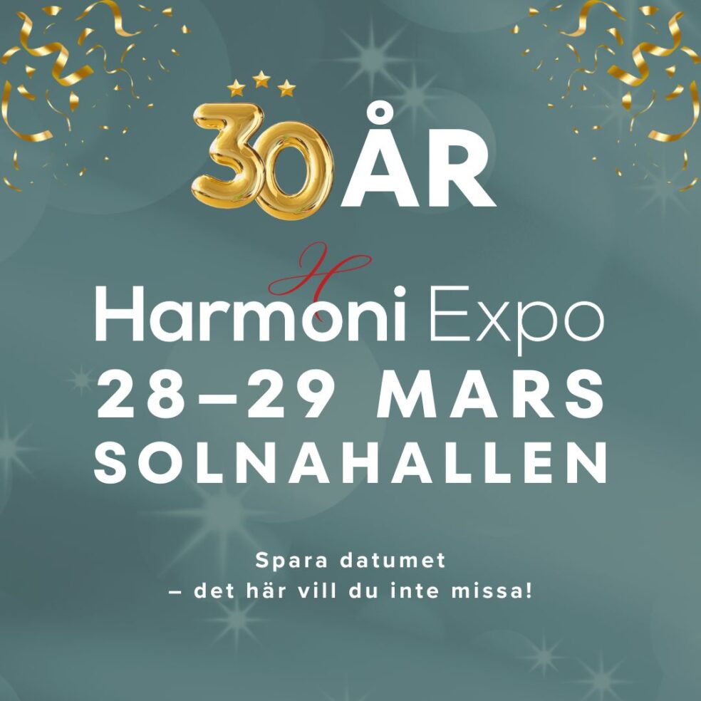 Harmoni Expo 28-29 mars 2026 Jubileumsbanner Insta_Facebook