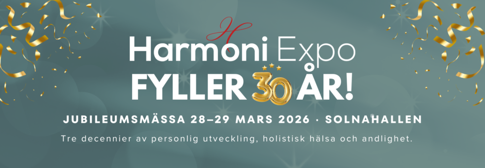 Harmoni Expo 28-29 mars 2026 Jubileumsbanner